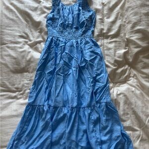 Abercrombie Kids Sky Blue Ruffle Dress